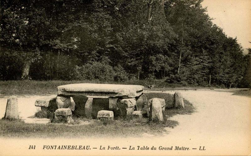 France - Fontainebleau. The Forest, Table Rock