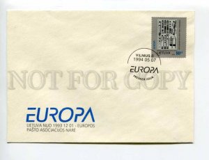 406601 Lithuania 1994 year Europa First Day COVER