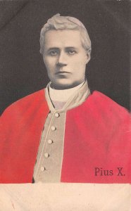 Pope Pius X Portrait Religious Vintage Postcard AA68683