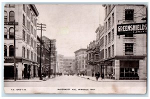 c1940's Greenshields McDermott Ave. Winnipeg Manitoba Canada Postcard