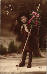 PC HAPPY NEW YEAR! SCOUTING BOY SCOUTS (a36426)