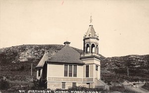 Methodist Church Real Photo Pisgah, Iowa  