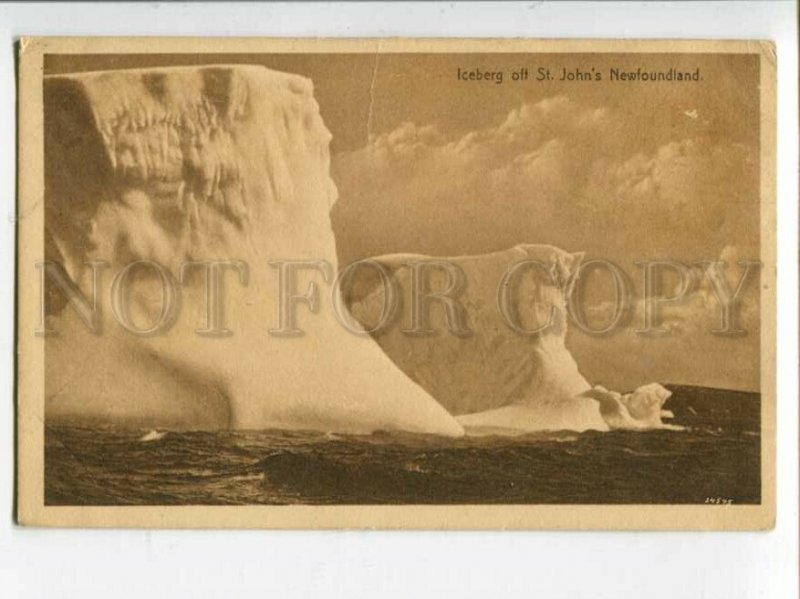 3116873 CANADA NEWFOUNDLAND Iceberg off St.John's Vintage PC