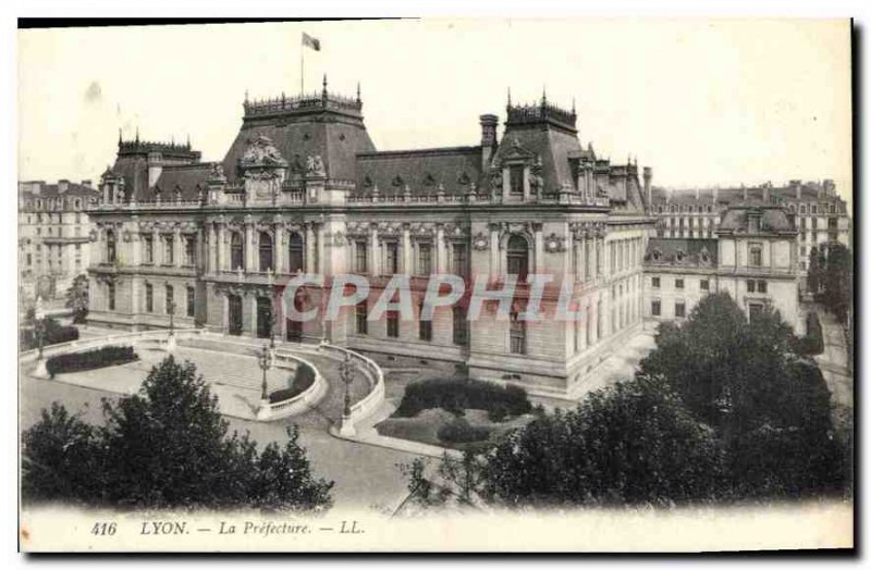 Postcard Old Lyon Prefecture