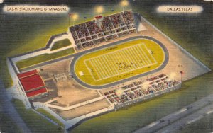 Postcard Dal-Hi Stadium and Gymnasium in Dallas, Texas~125452