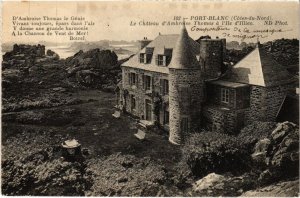 CPA PORT-BLANC Le Chateau d'Ambroise Thomas a l'Ile d'Illiec (1295136)