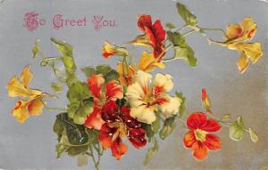 To Greet You Postcard John Winsch Publisher Writing on back