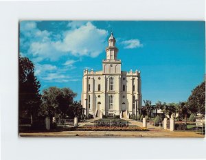 Postcard Mormon Temple, St. George, Utah