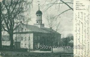 Moravian Church Bethlehem PA 1905