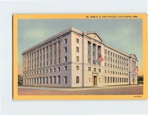 Postcard New U. S. Post Office, Little Rock, Arkansas