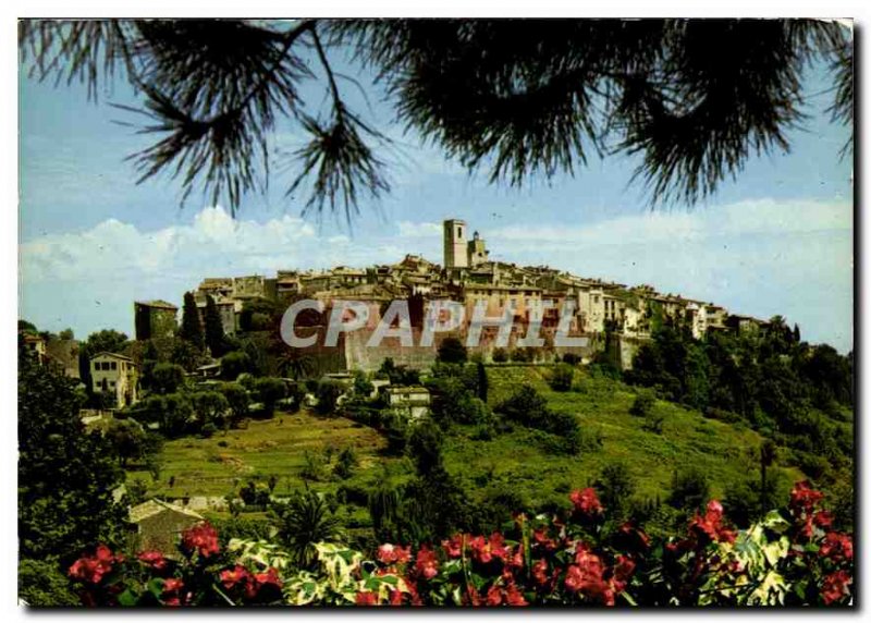 Modern Postcard The French Riviera unforgettable St Paul de Vence general view