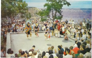 Hopi Dancers Native Americans Performing at Grand Canyon Arizona Fred Harvey