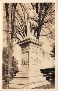Burns Monument - Barre, Vermont VT Postcard