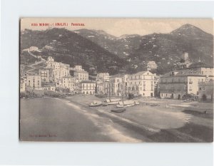 Postcard Panorama Minori Italy