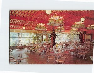 Postcard The Garden Room, The Peter Pan Inn, Urbana, Maryland