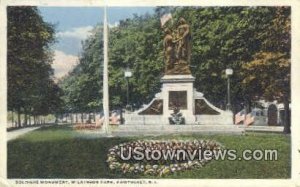 Soldiers Monument - Pawtucket, Rhode Island