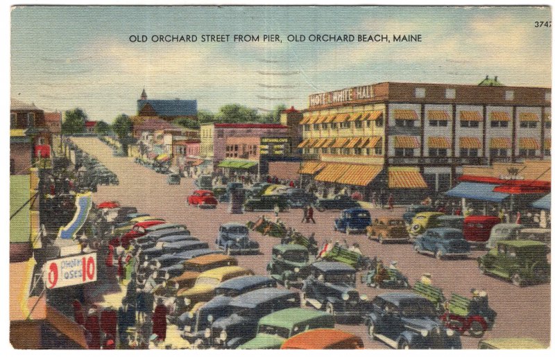 Old Orchard Beach, Maine, Old Orchard Street From Pier