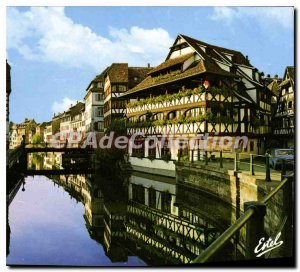 Modern Postcard Strasbourg Petite France House tanners Gerwerstub