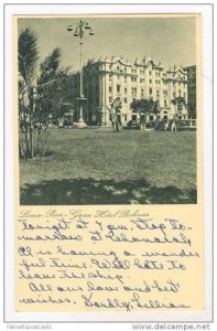 Lima - Peru, Grand Hotel Bolivar, PU-1954