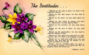The Beatitudes   (Matthew 5: 3-12)