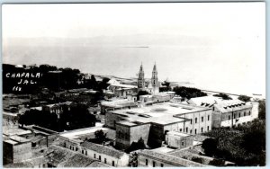 RPPC  CHAPALA, Jalisco  MEXICO  ~ BIRD'S EYE View ca 1940s   Real Photo Postcard