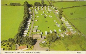 Somerset Postcard - Porlock Caravan Park - Porlock  U931