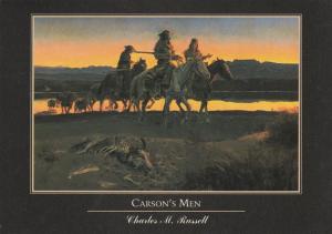 Carson's Men Russell Painting - Gilcrease Institute Tulsa OK Oklahoma - pm 1997