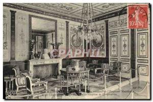 Old Postcard Chateau de Malmaison reception room of the empress Josephine