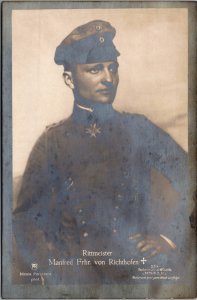 Mint Germany Aviation WW1 Fighter Aces Sanke PPC Postcard Red Baron Richthofen