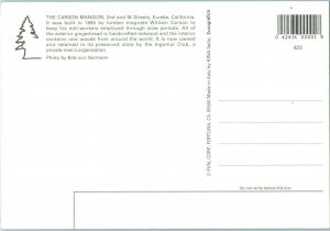 The Carson Mansion Eureka California Postcard