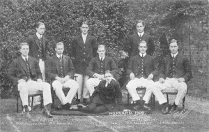 Cambridge vs Harvard 1906 Rowing Race Harvard Team Sports Postcard AA84034