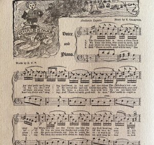 The Christmas Tree Sheet Music 1892 Victorian Voice And Piano Ephemera DWY10A