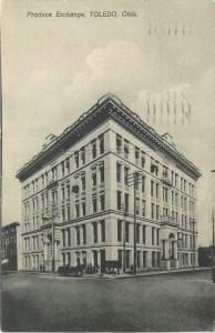 Agriculture farming Produce Exchange Toledo Ohio C-1910 Postcard 12102