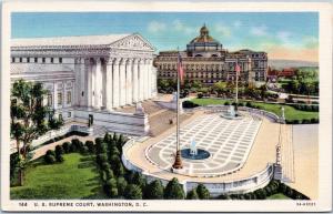 U.S. Supreme Court - Linen postcard by B. S. Reynolds Co