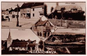 BRADING ISLE OF WIGHT IOW UK MULTI IMAGE PHOTO POSTCARD