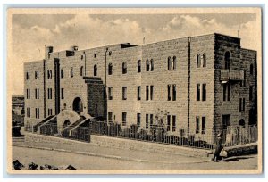 c1930's Health Institution Lina and Nathan Strauss Jerusalem Israel Postcard