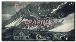 Old Postcard Dauphine Lautaret Hotel Glacier and Gobeynot Massif (3163 m)