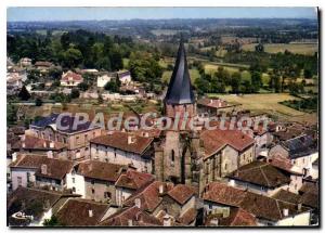 Postcard Modern Rochechouart (Haute Vienne) Aerial Vue generale