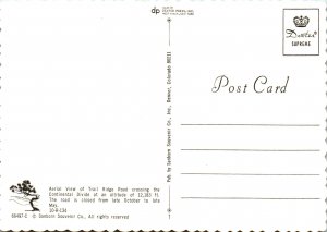 Bird's Eye View,Trail Ridge Road,Continental Divide,CO