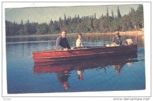 Boaters , Little Abitibi Lake , Ontario , Canada, PU-1972