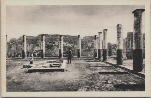 Italy Pompei, Pompeii Casa del Centenario Vintage Postcard C137