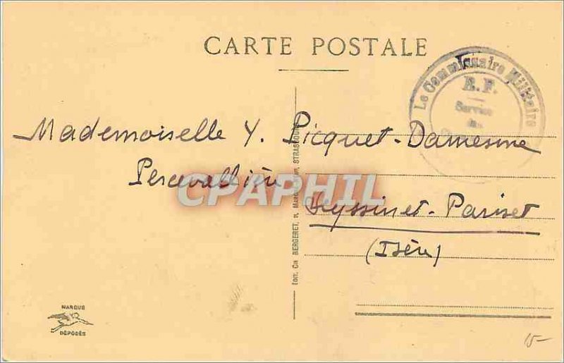 Postcard Old Strasbourg Astronomical Clock