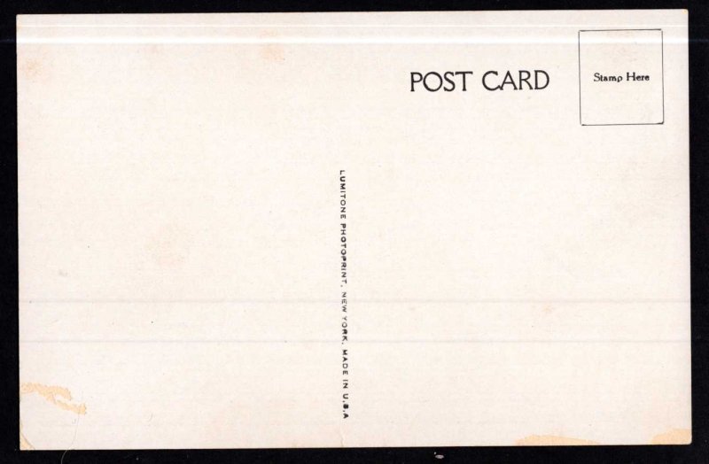 New Jersey ATLANTIC CITY Marlborough-Blenheim Lumitone Photoprint - WB