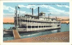 Clinton IA, U.S.A Steamer, Steamers, Ship Unused light corner wear close to g...