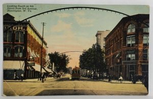 Huntingdon West Virginia Looking South on 9th St from 3rd Postcard T6