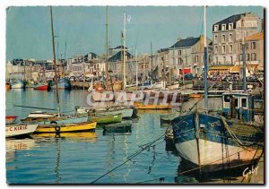 Modern Postcard Les Sables d'Olonne Vendee Port