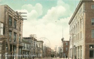 c1908 Postcard; Commercial Street Scene, North Sydney C.B. Nova Scotia Canada