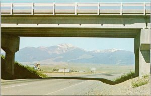 Mt. Powell Deer Lodge Montana MT Overpass Unused Vintage Postcard F93