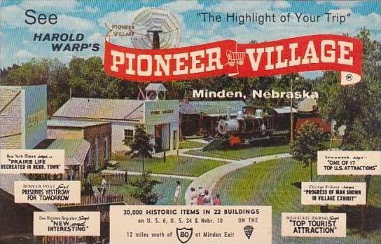 Nebraska Minden See Harold Warps Pioneer Village