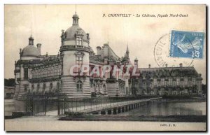 Old Postcard Chantilly Chateau